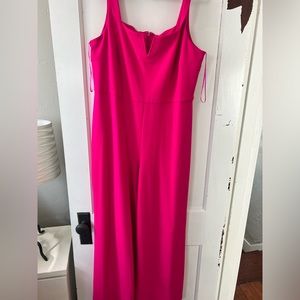 Hot pink express jumpsuit size xl